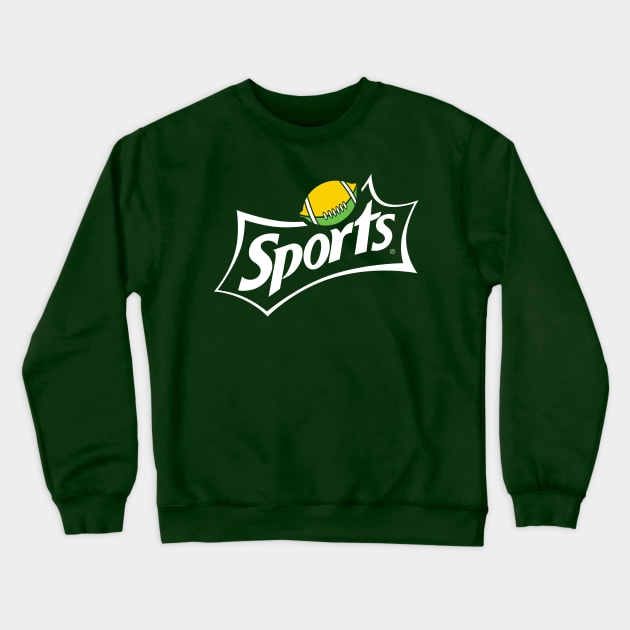 Football Inspired Logo Parody For Sports Football Fans Crewneck Sweatshirt by BoggsNicolas